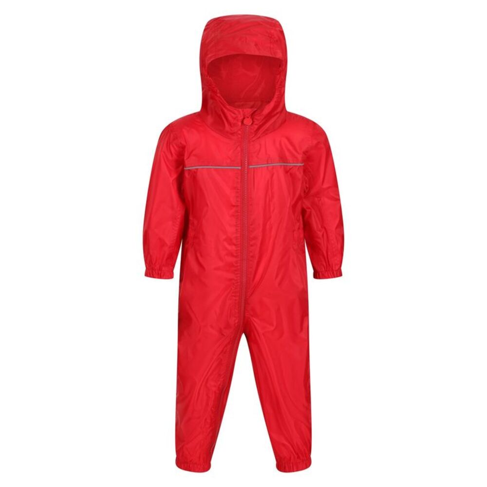Regatta Professional Baby/Kids Paddle All In One Rain Suit / Classic Red